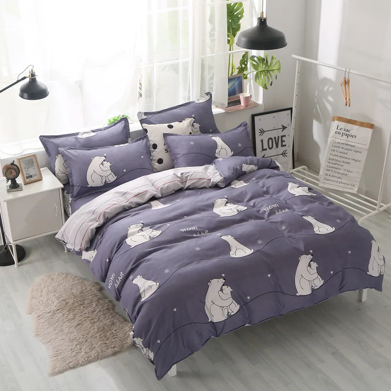 Cartoon Animal Printed 100% Polyester Printed Duvet Cover Quilt Covers Bedclothes High Quality Breathable Blanketcases Full Size
Cartoon Animal Printed 100% Polyester Printed Duvet Cover Quilt Covers Bedclothes High Quality Breathable Blanketcases Full Size