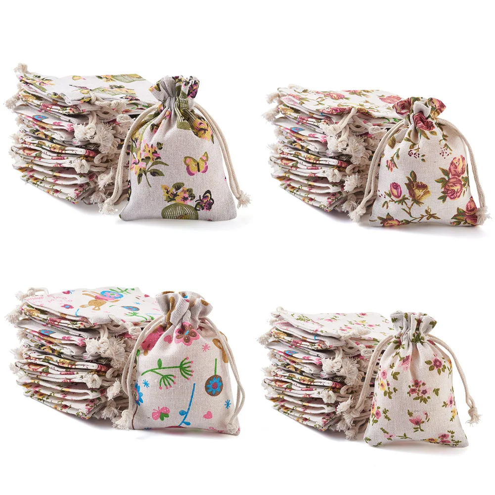40Pcs Flower Burlap Bags Jewelry Packaging Drawstring Pouch Gift Bags For Wedding Christmas Party Candy Wrapping Mixed Patterns
40Pcs Flower Burlap Bags Jewelry Packaging Drawstring Pouch Gift Bags For Wedding Christmas Party Candy Wrapping Mixed Patterns