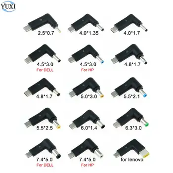 YuXi 1pc Laptop Charger Adapter Converter USB Type C Male DC Power Jack to 7.4*5.0mm 4.5*3.0mm 5.5*2.5mm for Lenovo Asus HP Dell
YuXi 1pc Laptop Charger Adapter Converter USB Type C Male DC Power Jack to 7.4*5.0mm 4.5*3.0mm 5.5*2.5mm for Lenovo Asus HP Dell