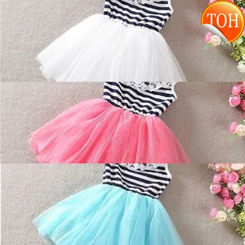The Little Girl Lovely Summer Dress Lace Yarn Body Striped Bow Sweet Princess Dresses Party Children's Clothing
The Little Girl Lovely Summer Dress Lace Yarn Body Striped Bow Sweet Princess Dresses Party Children's Clothing