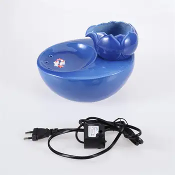 1PC Decorative Practical Elegant Lotus Shape Blue Automatic Cat Water Dispenser Cat Supplies Pet Drinking Water Bowl
1PC Decorative Practical Elegant Lotus Shape Blue Automatic Cat Water Dispenser Cat Supplies Pet Drinking Water Bowl