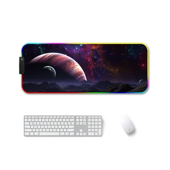 Luminous Gaming Mouse Pad Colorful Glowing USB LED Extended Illuminated Keyboard PU Non-slip Blanket Mat
Luminous Gaming Mouse Pad Colorful Glowing USB LED Extended Illuminated Keyboard PU Non-slip Blanket Mat