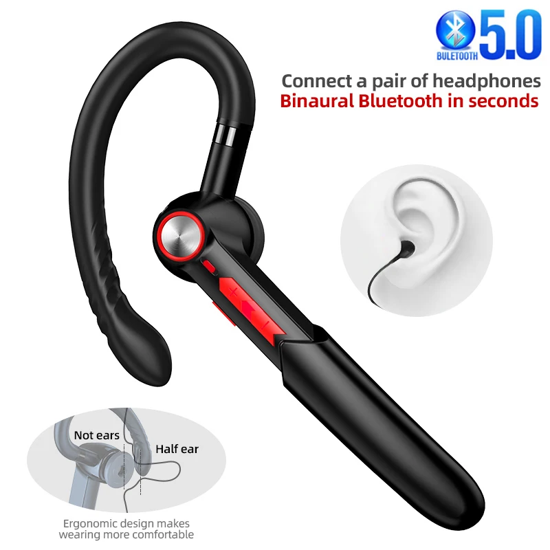 Bluetooth-гарнитура BT5.0 гарнитура для режима свободные руки бизнес-наушники IPhone Xiaomi