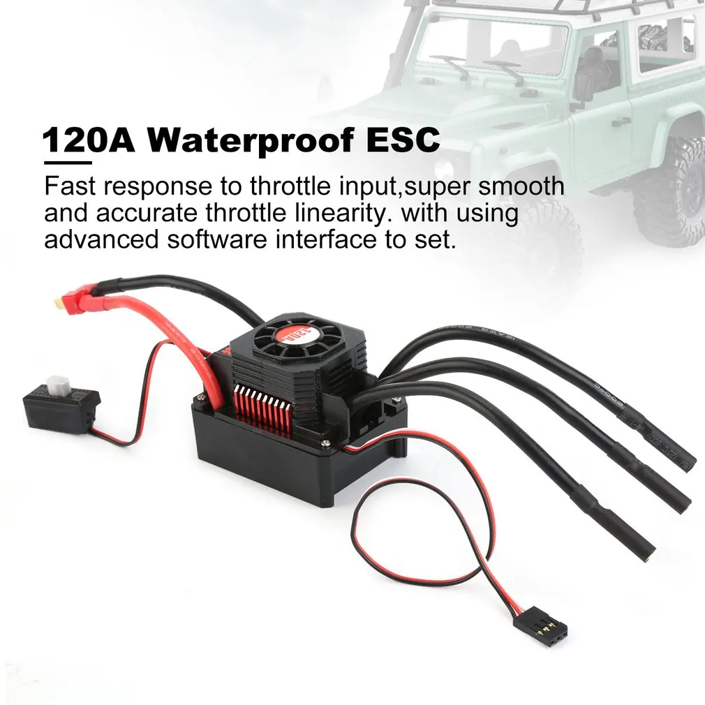 SURPASSHOBBY KK 4068 2050KV Brushless Motor with 120A Waterproof Speed Controler ESC for 3S 4S 1:8 Racing Drift Car Model
SURPASSHOBBY KK 4068 2050KV Brushless Motor with 120A Waterproof Speed Controler ESC for 3S 4S 1:8 Racing Drift Car Model