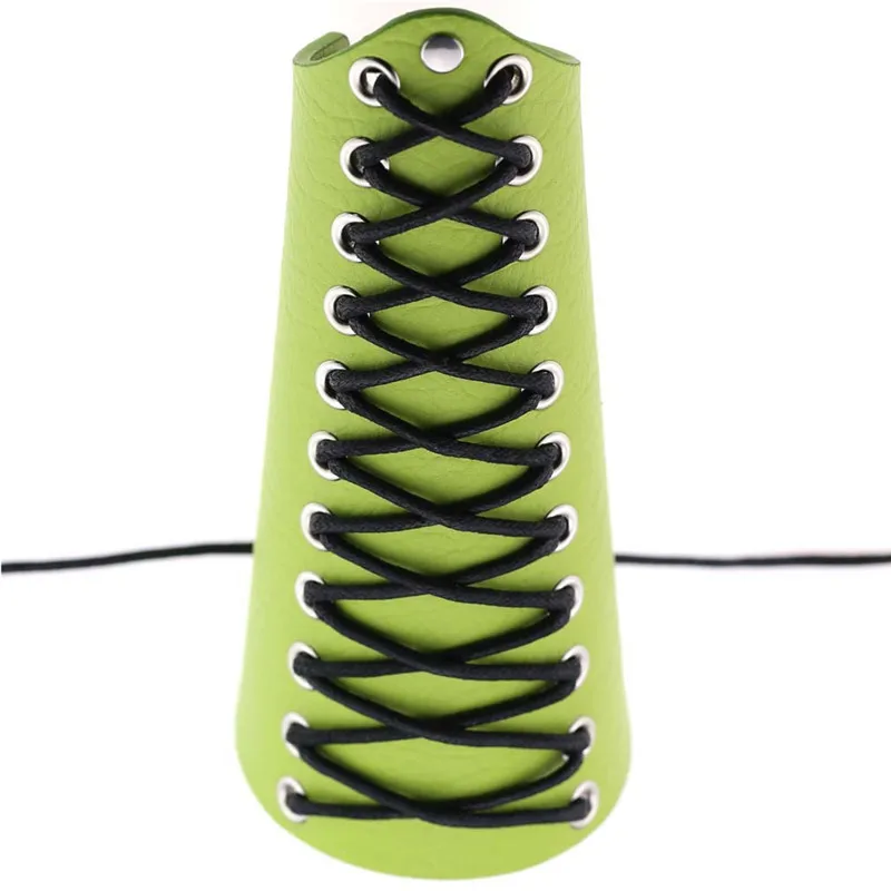 CUF2020010 punk pu leather cuff green