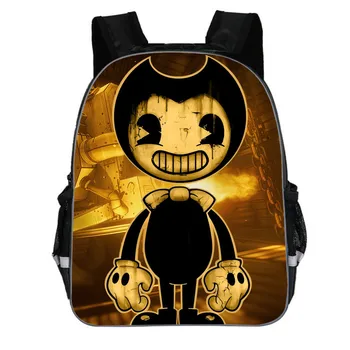 11-16 inch Prevalent Kindergarten Cartoon Bag Kids Bendy and The Ink Machine Backpack For Children Girls Boys Preschool Baby Bag 
11-16 inch Prevalent Kindergarten Cartoon Bag Kids Bendy and The Ink Machine Backpack For Children Girls Boys Preschool Baby Bag