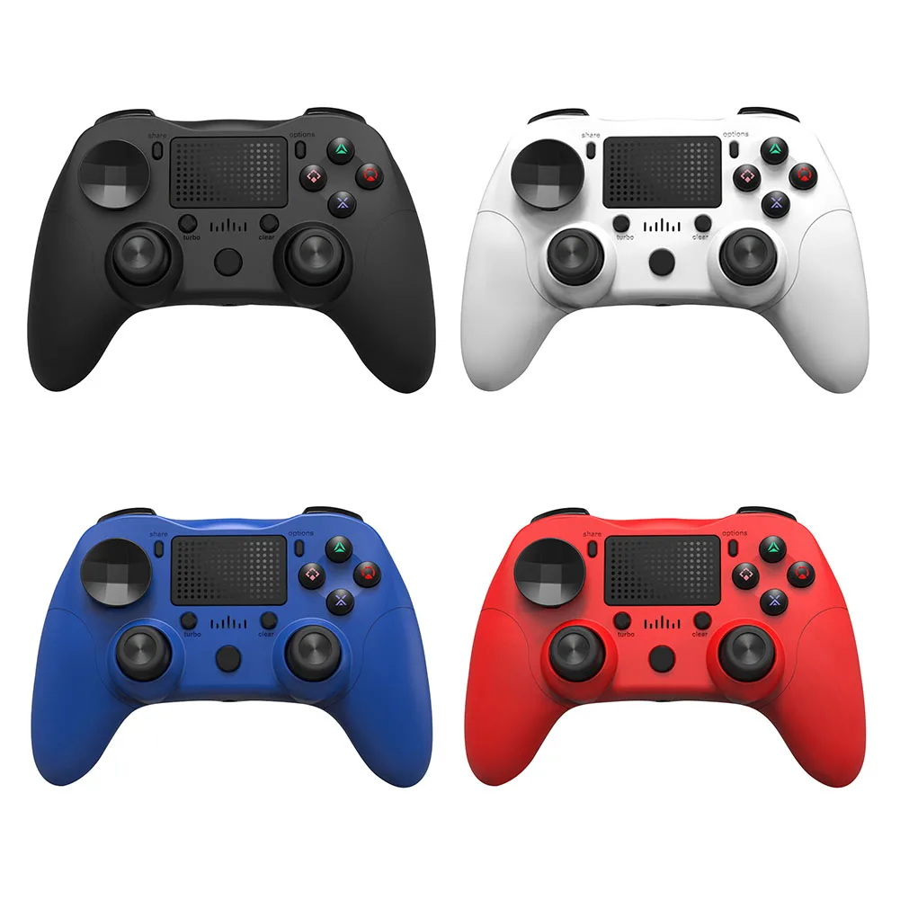Wireless Bluetooth Gamepad 6-axis Headphone Jack Joystick for PS4 Connector
Wireless Bluetooth Gamepad 6-axis Headphone Jack Joystick for PS4 Connector