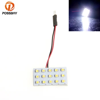 POSSBAY 10x LED Car Dome Lights Panel Lamps Festoon Interior Roof Bulbs 1210 15 SMD T10 White Auto Reading Lamp Car Styling
POSSBAY 10x LED Car Dome Lights Panel Lamps Festoon Interior Roof Bulbs 1210 15 SMD T10 White Auto Reading Lamp Car Styling