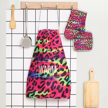 3 Psc/set High Quantity Fashion Leopard Cotton Nordic Kitchen Cooking microwave gloves baking BBQ potholders Apron Oven mitts
3 Psc/set High Quantity Fashion Leopard Cotton Nordic Kitchen Cooking microwave gloves baking BBQ potholders Apron Oven mitts