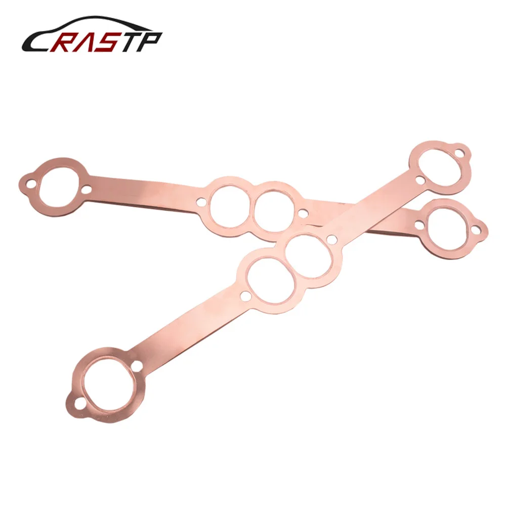 1.8" x 1.5" SBC Oval Port Copper Header Exhaust Gaskets for Chevy 327 305 350 383 Reusable SB Car accessories RS-EG001-1
1.8" x 1.5" SBC Oval Port Copper Header Exhaust Gaskets for Chevy 327 305 350 383 Reusable SB Car accessories RS-EG001-1