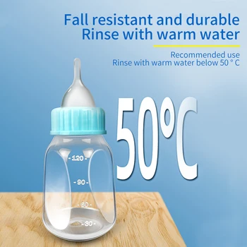 120ML Portable Pet Nursing Bottle For Newborn Kittens Small Animals With Replacement Nipple Squirrels Home Cat Feeding Puppies
120ML Portable Pet Nursing Bottle For Newborn Kittens Small Animals With Replacement Nipple Squirrels Home Cat Feeding Puppies