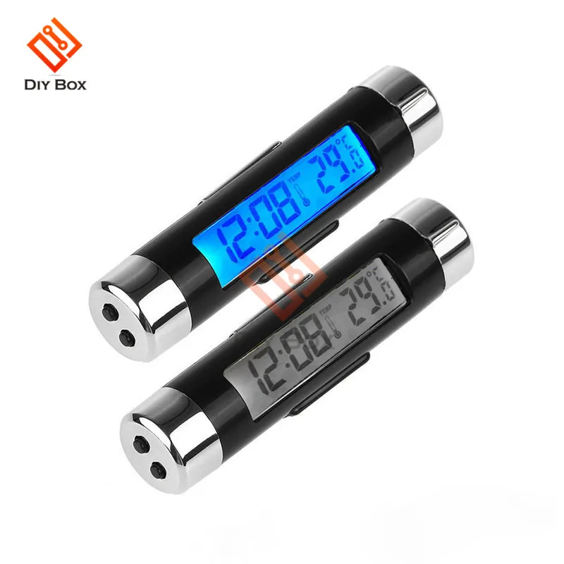 Portable 2 in 1 Car Digital LCD Clock/Temperature Display Electronic Clock Thermometer Car Digital Time Clock Car Accessory
Portable 2 in 1 Car Digital LCD Clock/Temperature Display Electronic Clock Thermometer Car Digital Time Clock Car Accessory