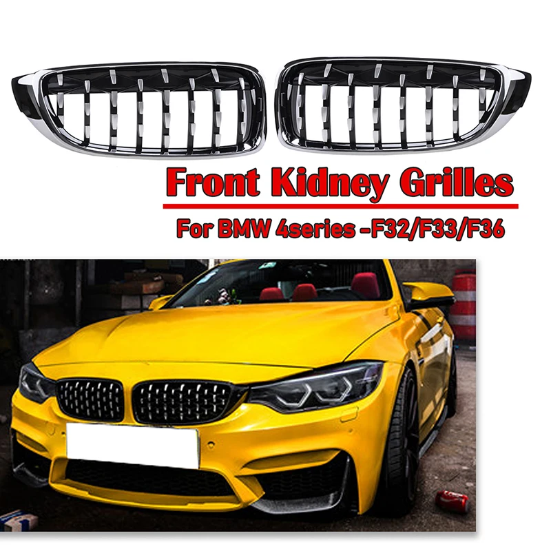 

Car Front Bumper Kidney Grille Grill Fit For BMW 4 Series F32 F33 F36 F80 F82 2013-2017 Modified Part Car Accessories