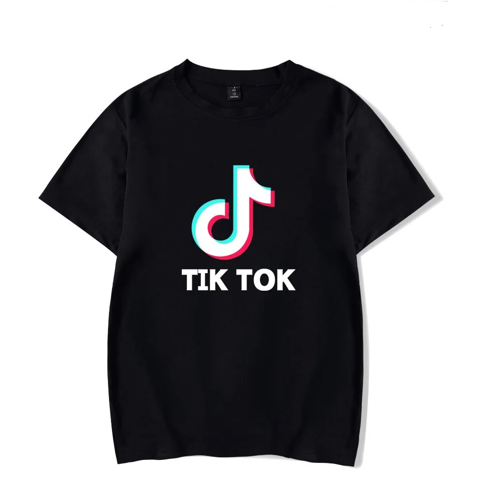 Tik ToK Женская и мужская футболка 3D принтом Harajuku Kawaii топы с героями мультфильма