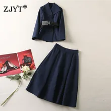 2022 Runway Spring Autumn Fashion Women's Belted Blazer Suit With Skirt 2 Piece Dress Set Female Elegant Formal Party Outfits
2022 Runway Spring Autumn Fashion Women's Belted Blazer Suit With Skirt 2 Piece Dress Set Female Elegant Formal Party Outfits