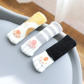 4Pcs/Set Cute Furniture Leg Feet Rug Caps Anti Slip Mat Bumper Damper Felt Pads Cat Claw Chair Leg Socks Table Protector
4Pcs/Set Cute Furniture Leg Feet Rug Caps Anti Slip Mat Bumper Damper Felt Pads Cat Claw Chair Leg Socks Table Protector