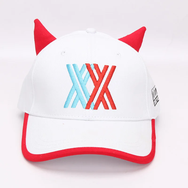 Cosplay&ware Anime Darling In The Franxx Hat Cosplay Prop Accessories Zero Two 02 Adjustable Baseball Caps 18 Cosplay&ware Anime Darling In The Franxx Hat Cosplay Prop Accessories Zero Two 02 Adjustable Baseball Caps -Zentai shop online H9fb7cb0c405f404bb03df1a93fdbab65T.jpg