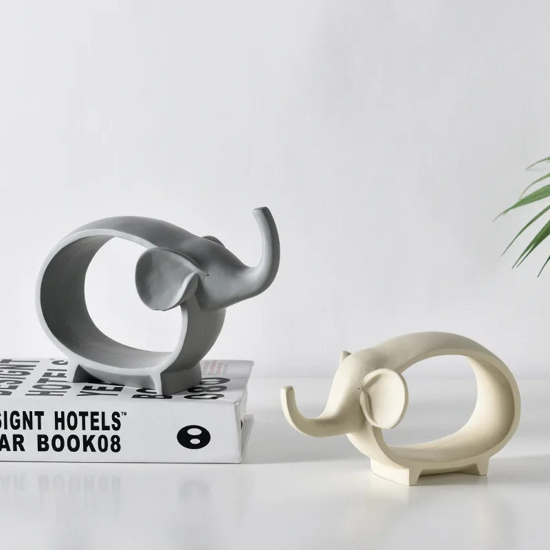 Cute Elephant Sculpture Crafts Desk Ornaments Little Cartoon Animal Statue Home Decorative Simple Miniature Resin Craft
Cute Elephant Sculpture Crafts Desk Ornaments Little Cartoon Animal Statue Home Decorative Simple Miniature Resin Craft