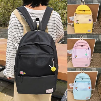 2019 Fashion Women's Solid Color Bagpack mochila mujer Candy Pattern Waterproof Nylon Backpack sac a dos Shoulder Bag Pack #C8
2019 Fashion Women's Solid Color Bagpack mochila mujer Candy Pattern Waterproof Nylon Backpack sac a dos Shoulder Bag Pack #C8