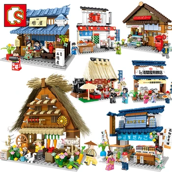 SEMBO MOC Mini City Street View Building Blocks Japanese Style Architecture Taiyaki Shop Variety Store House Model Toys Kid Gift
SEMBO MOC Mini City Street View Building Blocks Japanese Style Architecture Taiyaki Shop Variety Store House Model Toys Kid Gift