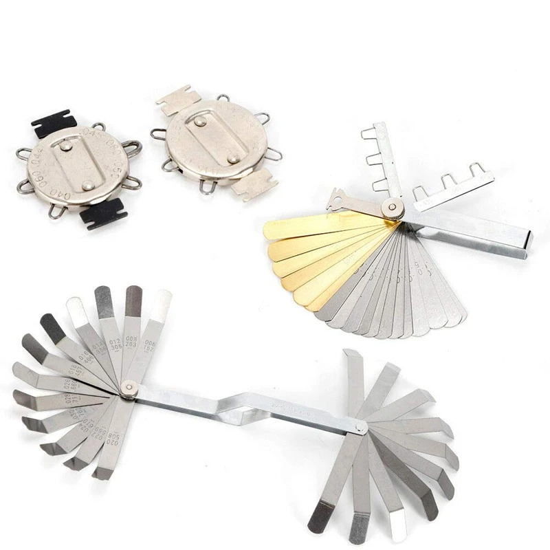 Feeler Gauge Set for Ignition Valve Tappet 4Pcs Metric Master Feeler Gauge Set for Ignition Valve Tappets Tools
Feeler Gauge Set for Ignition Valve Tappet 4Pcs Metric Master Feeler Gauge Set for Ignition Valve Tappets Tools