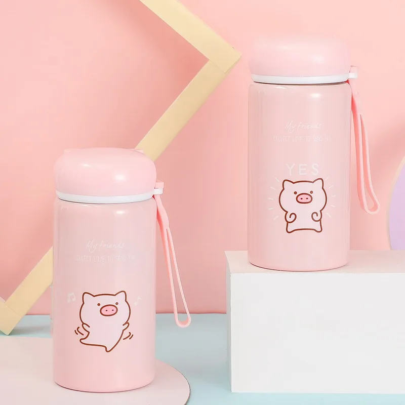 2019 New Style Students Pink Pig Cartoon Glass Creative Simple Insulation Pot Large Small Portable Insulated Stainless Steel Bot
2019 New Style Students Pink Pig Cartoon Glass Creative Simple Insulation Pot Large Small Portable Insulated Stainless Steel Bot