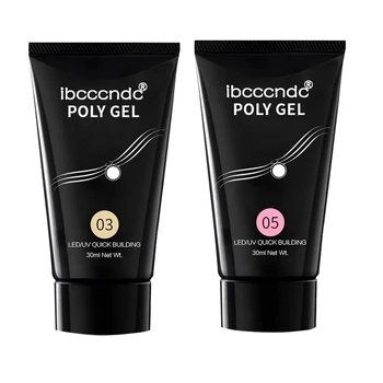 2 Pcs Ibcccndc 30ML Poly Gel Long-Lasting Finger Nail Crystal Jelly Camouflage UV Lamp Extension Gel UV&Led Lamp Acrylic 03 & 05
2 Pcs Ibcccndc 30ML Poly Gel Long-Lasting Finger Nail Crystal Jelly Camouflage UV Lamp Extension Gel UV&Led Lamp Acrylic 03 & 05