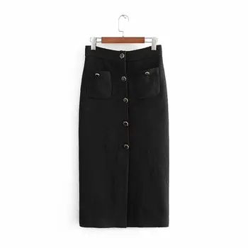 women open skirt 2019 fashion ladies solid pockets buttons empire zipper pencil empire textured female autunmn officelady skirts
women open skirt 2019 fashion ladies solid pockets buttons empire zipper pencil empire textured female autunmn officelady skirts