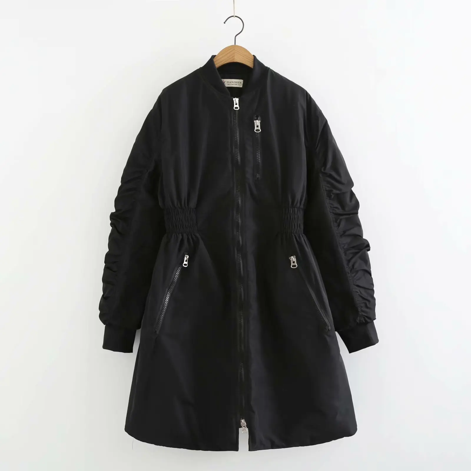 2018 Western Style Autumn And Winter WOMEN'S Dress New Style Solid Color Mid-length Cotton-padded Clothes Women's Thick Cotton C
2018 Western Style Autumn And Winter WOMEN'S Dress New Style Solid Color Mid-length Cotton-padded Clothes Women's Thick Cotton C