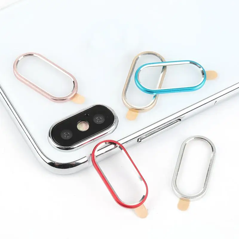 Alloy Metal Back Camera Lens Ring Tempered Glass Screen Protector For iPhone 11 Pro Max Rear Cover Protective Film Lens Case