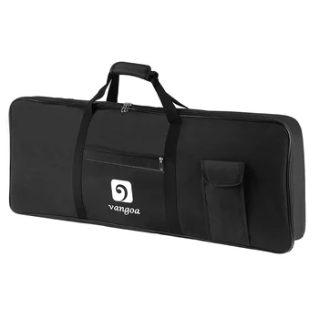 Vangoa 61 Key Keyboard Case Gig Bag Electric Piano Padded Case for 61 Key Durable Waterproof Black 
Vangoa 61 Key Keyboard Case Gig Bag Electric Piano Padded Case for 61 Key Durable Waterproof Black