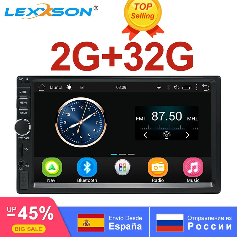 2Din Car Multimedia Player 2G+32G GPS Music Audio Video Android Car Stereo MP3 MP4 Wi-Fi Bluetooth 7 inch TouchScreen SWC FM USB
2Din Car Multimedia Player 2G+32G GPS Music Audio Video Android Car Stereo MP3 MP4 Wi-Fi Bluetooth 7 inch TouchScreen SWC FM USB