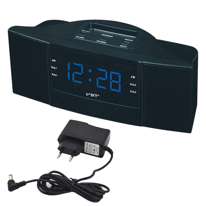 Hot Sale Vst-907 Exquisite Dual Band Alarm Sleep Clock Am/Fm Radio With Led Display European Plug
Hot Sale Vst-907 Exquisite Dual Band Alarm Sleep Clock Am/Fm Radio With Led Display European Plug