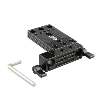 HDRIG Camera Universal Baseplate Integrated with 15mm Dual Rod Clamp for Shoulder Support Rig
HDRIG Camera Universal Baseplate Integrated with 15mm Dual Rod Clamp for Shoulder Support Rig