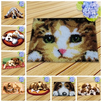 Latch Hook Rug Kits Knooppakket Foamiran Needlework Mat Button Cushion Animals Klink Haak Kussen Bloem Sofa Shape Cushions DIY
Latch Hook Rug Kits Knooppakket Foamiran Needlework Mat Button Cushion Animals Klink Haak Kussen Bloem Sofa Shape Cushions DIY