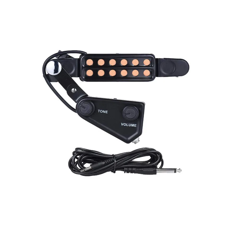 12-hole Acoustic Guitar Pickup Magnetic Transducer with Tone Volume Controller Audio Cable Pickups Guitar Parts & Accessories
12-hole Acoustic Guitar Pickup Magnetic Transducer with Tone Volume Controller Audio Cable Pickups Guitar Parts & Accessories