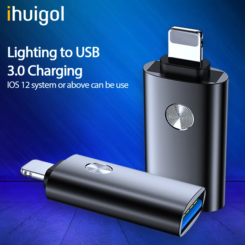 !huigol OTG Adapter For iPhone 11 Pro Max X XS XR Lighting to USB Data Sync U Disk Keyboard Camera Converter For iPad iOS 12 13
!huigol OTG Adapter For iPhone 11 Pro Max X XS XR Lighting to USB Data Sync U Disk Keyboard Camera Converter For iPad iOS 12 13