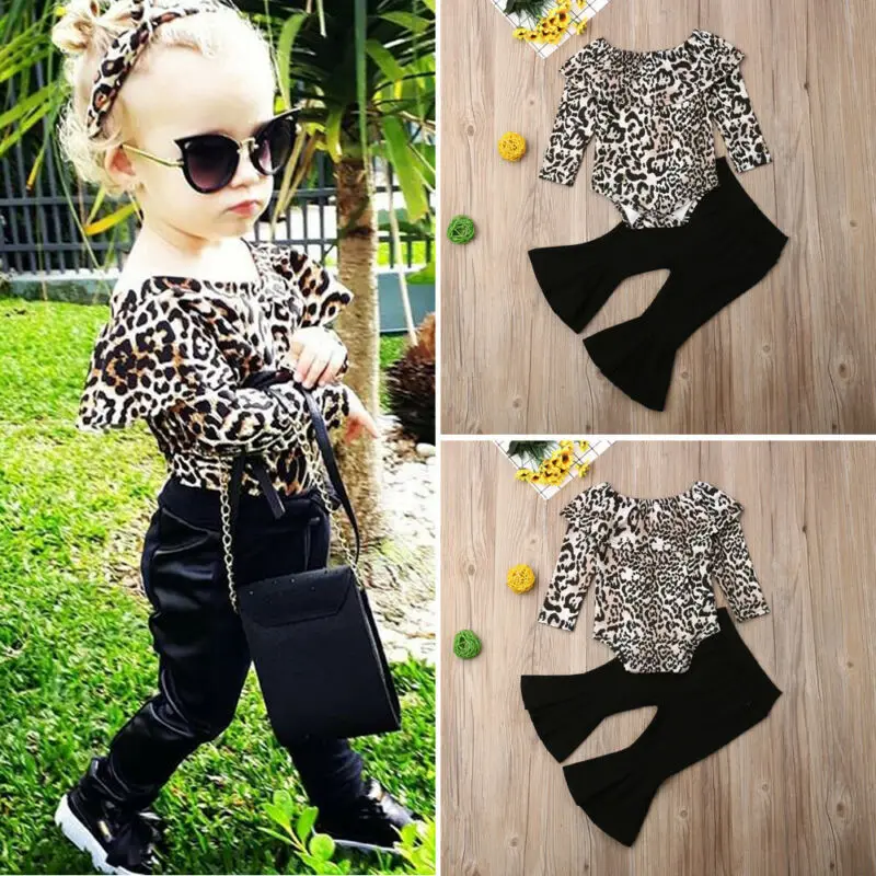 Autumn Toddler Kids Baby Girl Leopard Printed Romper Long Sleeve Tops Pants Leggings Outfits Set Clothes
Autumn Toddler Kids Baby Girl Leopard Printed Romper Long Sleeve Tops Pants Leggings Outfits Set Clothes