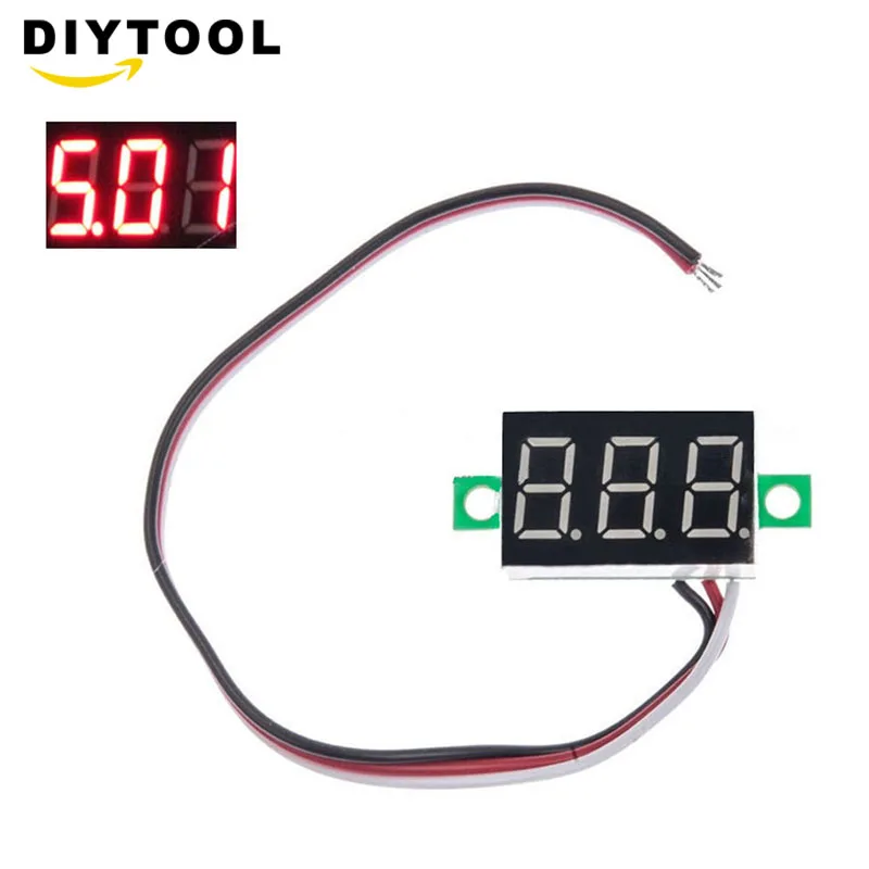 Mini Digital Voltmeter 0.36 Inch 0-32V Voltage Tester Meter LED Screen Electronic Parts Accessories Digital Voltmeter
Mini Digital Voltmeter 0.36 Inch 0-32V Voltage Tester Meter LED Screen Electronic Parts Accessories Digital Voltmeter