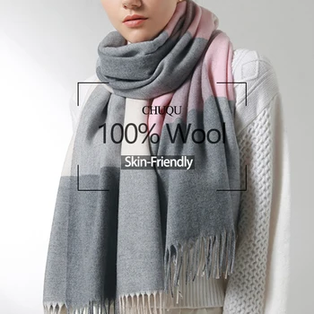 2019 Winter Female Wool Scarf Women Plaid Tassel Scarves for Ladies Wide Lattices Long Shawls and Wraps Soft New Brand Blanket
2019 Winter Female Wool Scarf Women Plaid Tassel Scarves for Ladies Wide Lattices Long Shawls and Wraps Soft New Brand Blanket