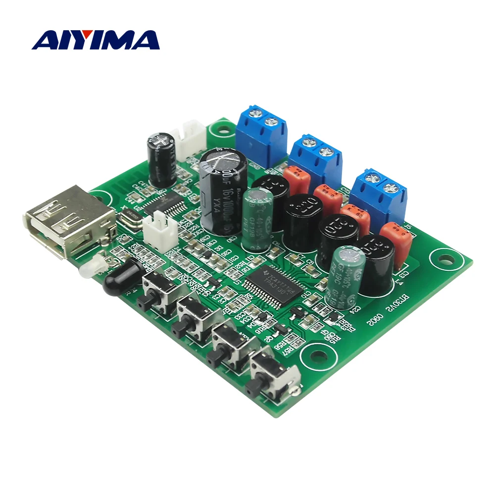 AIYIMA TPA3130 Bluetooth Плата усилителя мощности 15Wx2 стерео усилитель с U диском