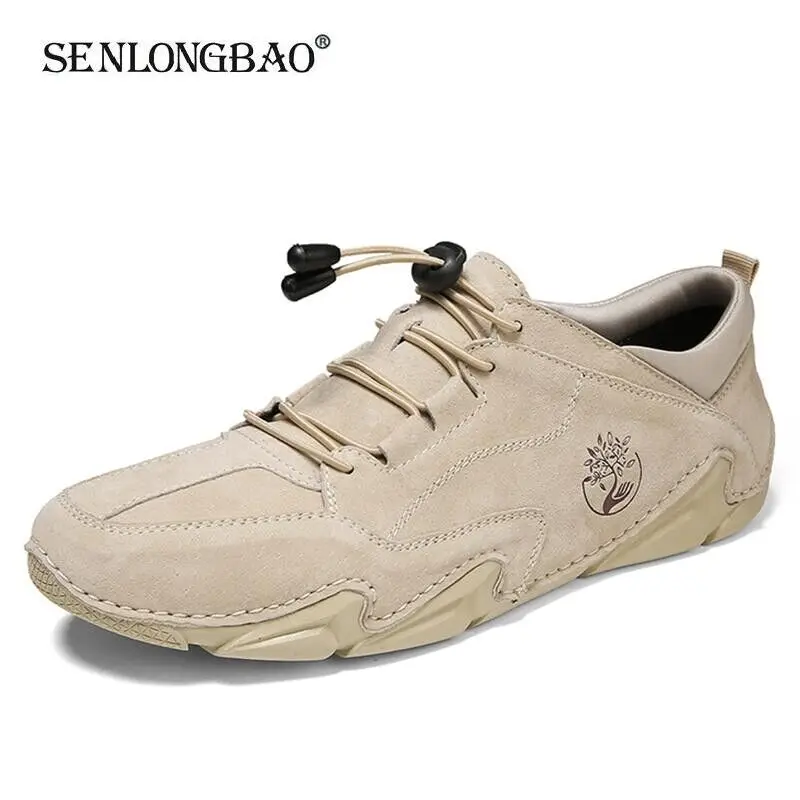 Suede Genuine Leather Men's Casual Shoes Outdoor Waterproof Men's Sneakers Non-slip Men's Driving Shoes Breathable Walking Flats
Suede Genuine Leather Men's Casual Shoes Outdoor Waterproof Men's Sneakers Non-slip Men's Driving Shoes Breathable Walking Flats