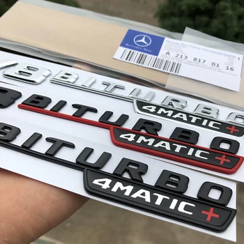 Glossy Black V8 BITURBO 4MATIC Letters Emblem Badge Fender Side Turbo Logo Car Styling Refitting Sticker for Mercedes Benz C63
Glossy Black V8 BITURBO 4MATIC Letters Emblem Badge Fender Side Turbo Logo Car Styling Refitting Sticker for Mercedes Benz C63