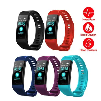 Smart Watch Sports Fitness Activity Heart Rate Tracker Blood Pressure Wristband IP67 Waterproof Band Pedometer for IOS Android
Smart Watch Sports Fitness Activity Heart Rate Tracker Blood Pressure Wristband IP67 Waterproof Band Pedometer for IOS Android