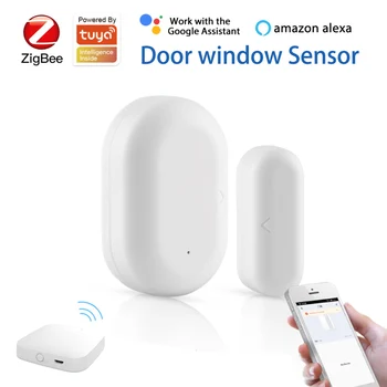 New ZigBee Window Door Gate Sensor Detector Smart Life Tuya App Smart Home Security Work With Alexa Google Home Assistant
New ZigBee Window Door Gate Sensor Detector Smart Life Tuya App Smart Home Security Work With Alexa Google Home Assistant