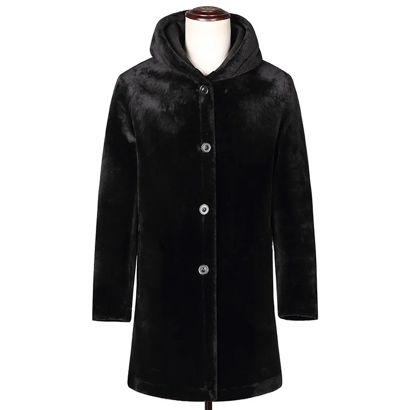 S-6XL New Marten Overcoats Men's New Mink Fur Warm Whole Mink Fleece Long Slim-Fit Hooded Fur Casual Fur Coat
S-6XL New Marten Overcoats Men's New Mink Fur Warm Whole Mink Fleece Long Slim-Fit Hooded Fur Casual Fur Coat