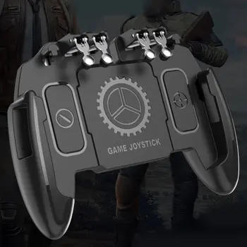Six Finger PUBG Game Controller Gamepad Trigger Shooting Free Fire Cooling Fan Gamepad Joystick For IOS Android Mobile Phone
Six Finger PUBG Game Controller Gamepad Trigger Shooting Free Fire Cooling Fan Gamepad Joystick For IOS Android Mobile Phone