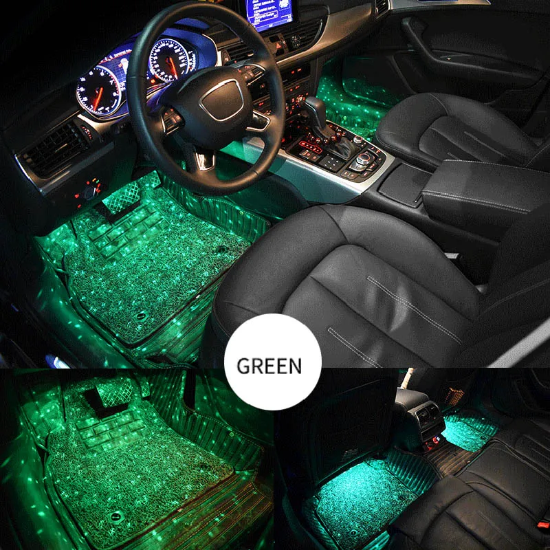 Hot Car LED Strip Lights Multicolor Floor Lights Sound Active Function Wireless Remote Control X66
Hot Car LED Strip Lights Multicolor Floor Lights Sound Active Function Wireless Remote Control X66