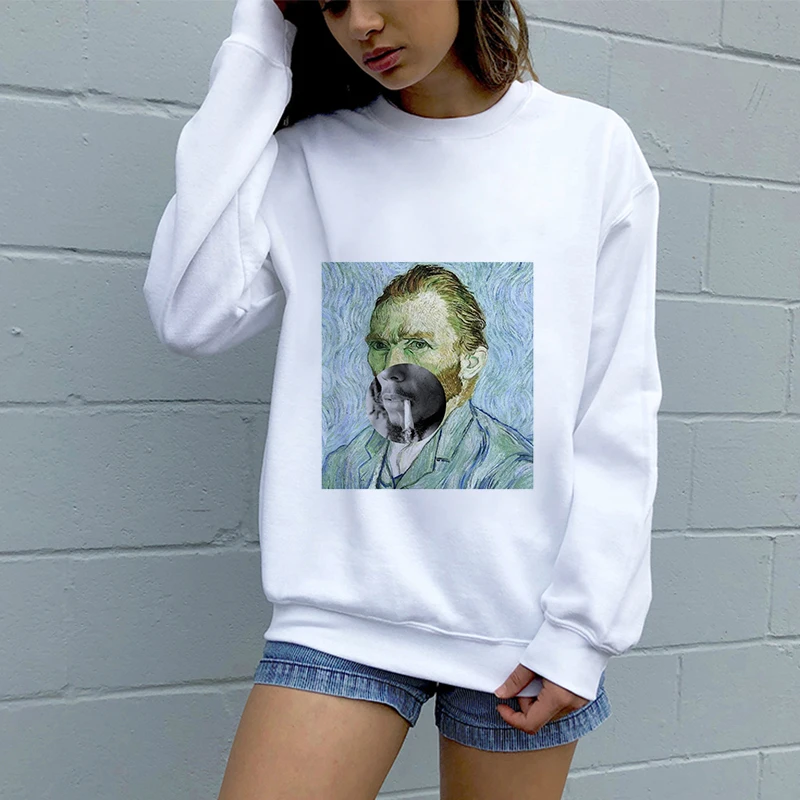Harajuku Kpop Women's Hoodie Casual Ulzzang Pullover Long Sleeve Spoof Princess Van Gogh Print Plus Size Sweatshirt Hoody Ladies
Harajuku Kpop Women's Hoodie Casual Ulzzang Pullover Long Sleeve Spoof Princess Van Gogh Print Plus Size Sweatshirt Hoody Ladies