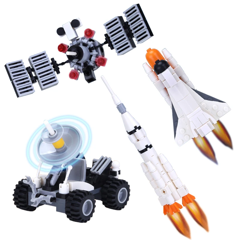 NEW DIY Bricks Aerospace Series Building Blocks Rocket Satellite Assembly Block Compatible Educational Toys For Kids Xmas Gift
NEW DIY Bricks Aerospace Series Building Blocks Rocket Satellite Assembly Block Compatible Educational Toys For Kids Xmas Gift
